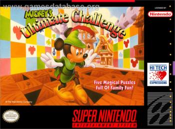 Cover Mickey's Ultimate Challenge for Super Nintendo